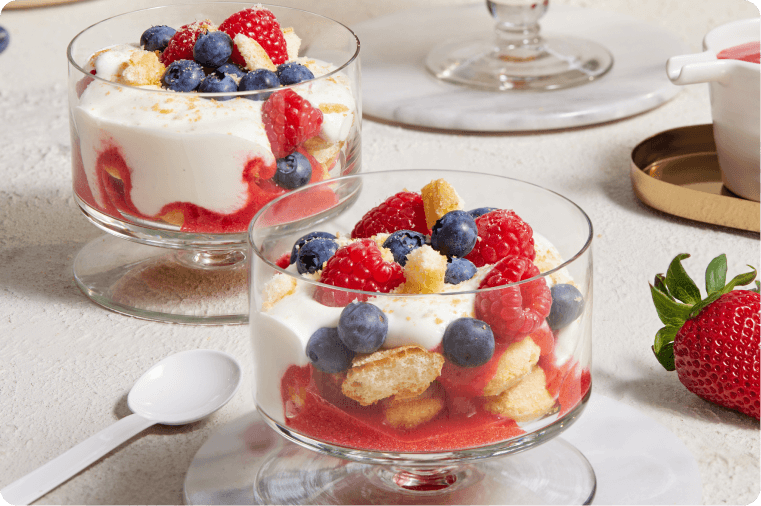 Fruit and Yoghurt Trifle