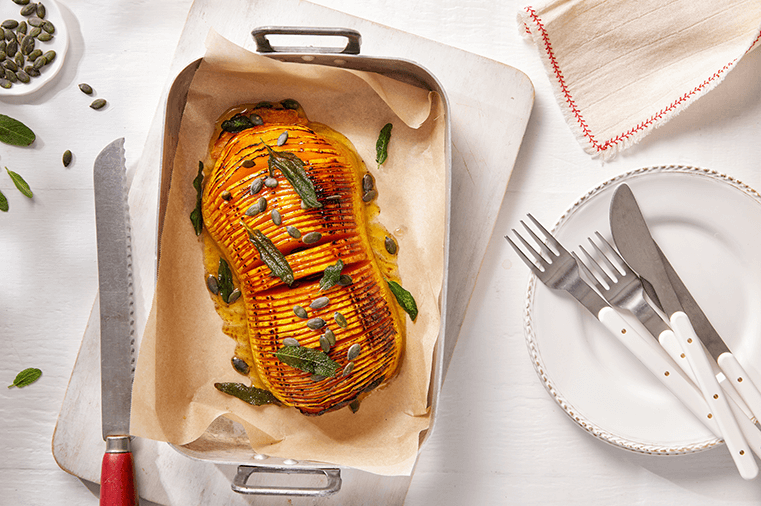 Hasselback pumpkin