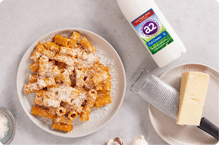 Lactose Free Spicy Vodka Rigatoni