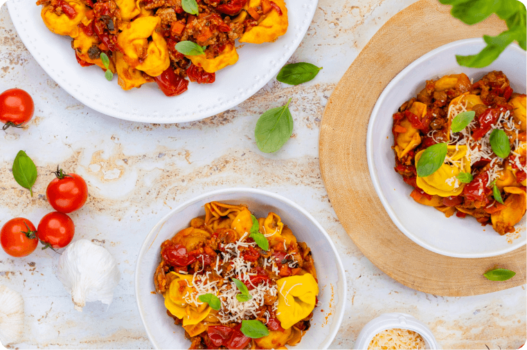 Tortellone Wagyu Beef In Rich Bolognese Sauce